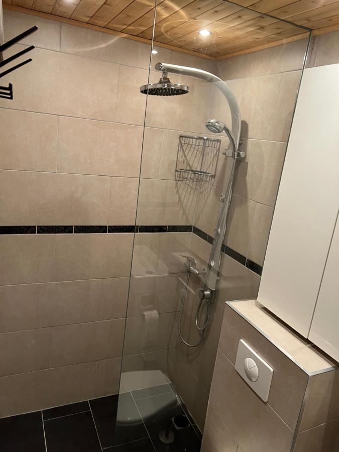 Cosy Studio For 5 Near Ski Lift, Les Gentianes 莱斯克伦斯 外观 照片