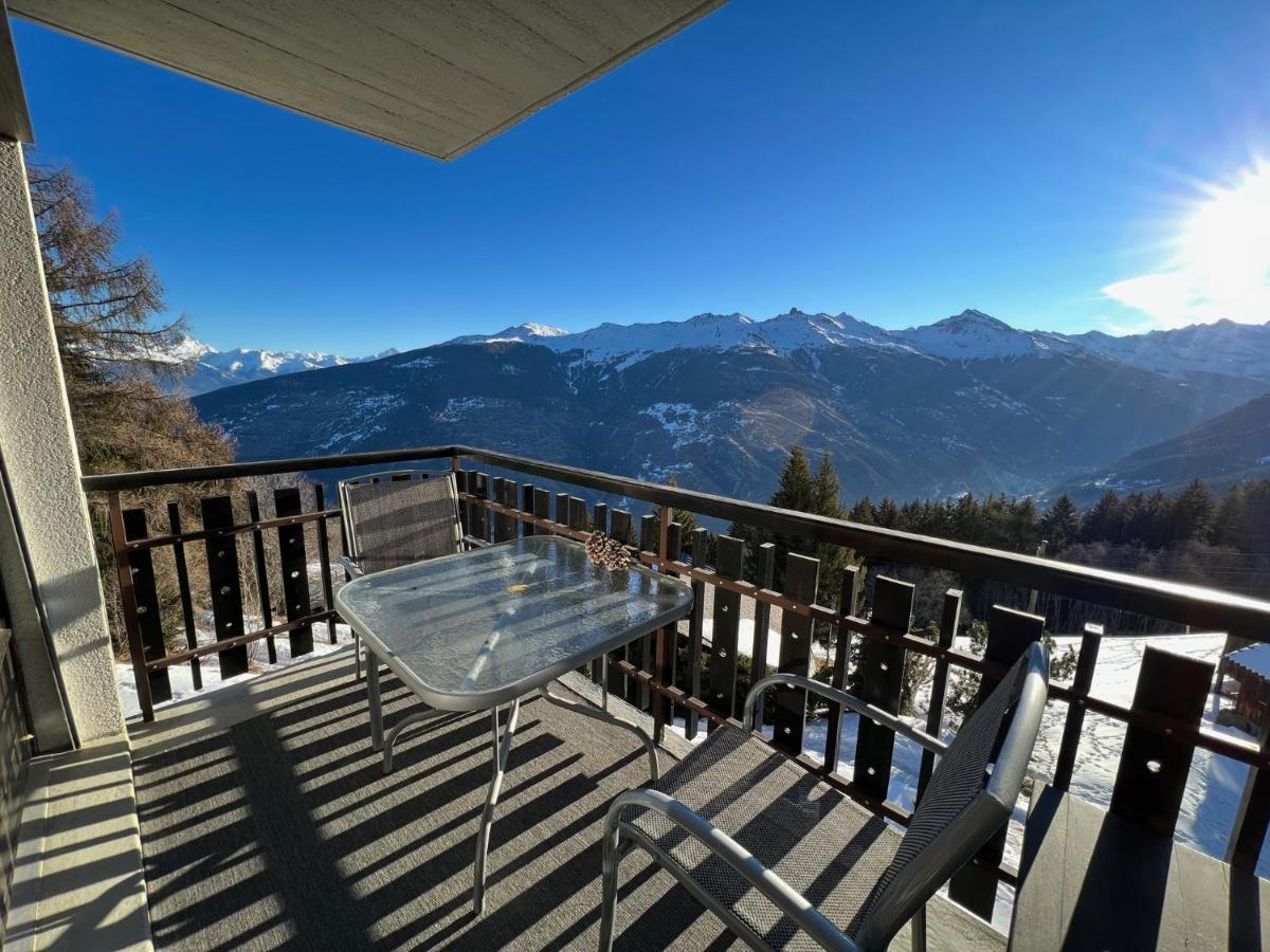 Cosy Studio For 5 Near Ski Lift, Les Gentianes 莱斯克伦斯 外观 照片