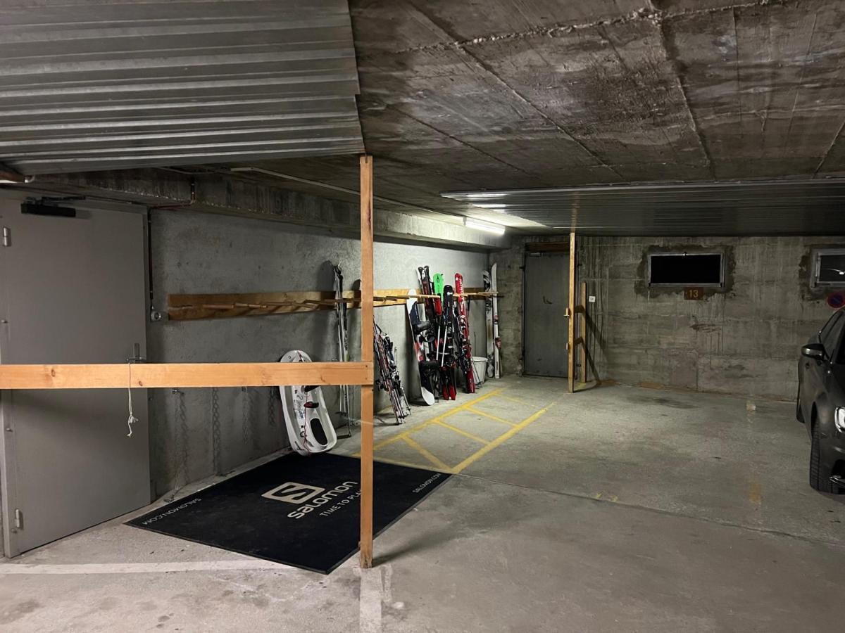 Cosy Studio For 5 Near Ski Lift, Les Gentianes 莱斯克伦斯 外观 照片