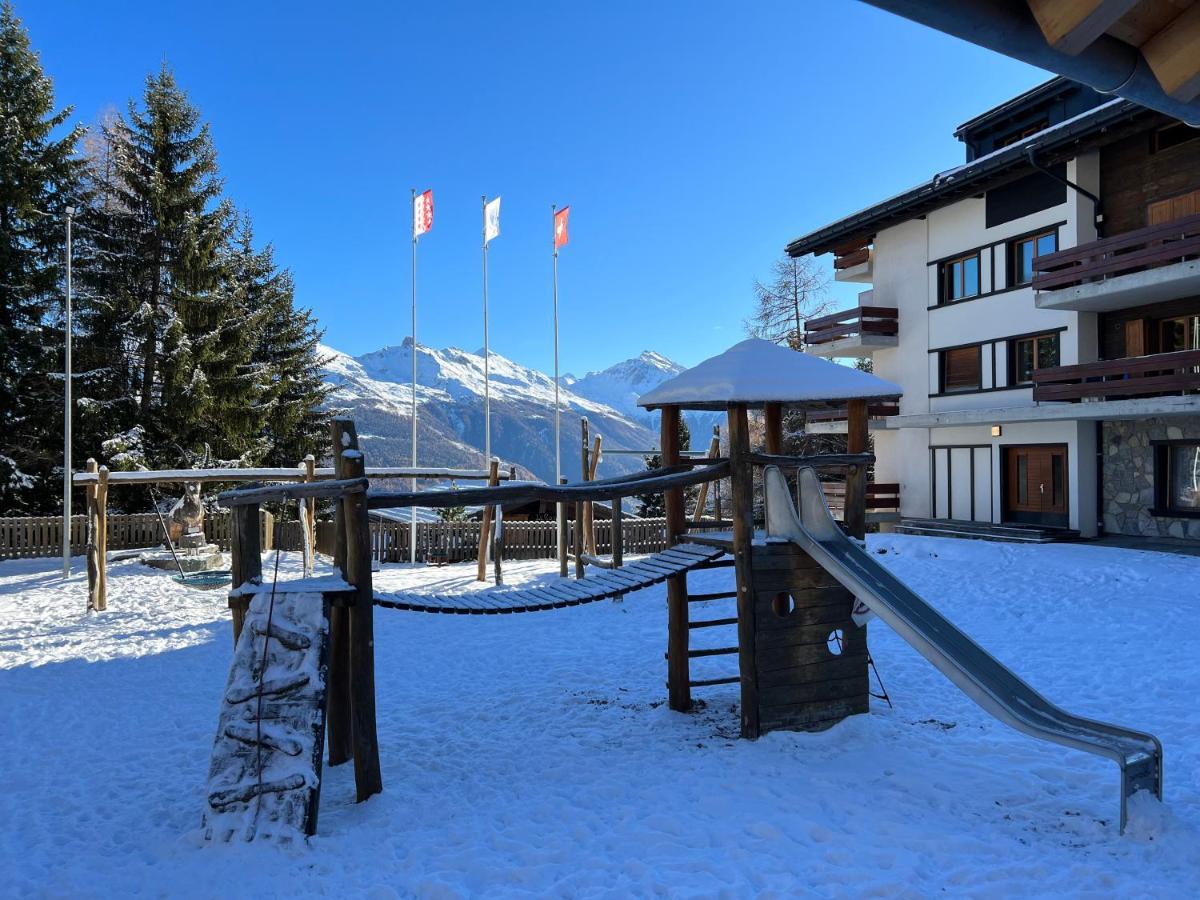 Cosy Studio For 5 Near Ski Lift, Les Gentianes 莱斯克伦斯 外观 照片