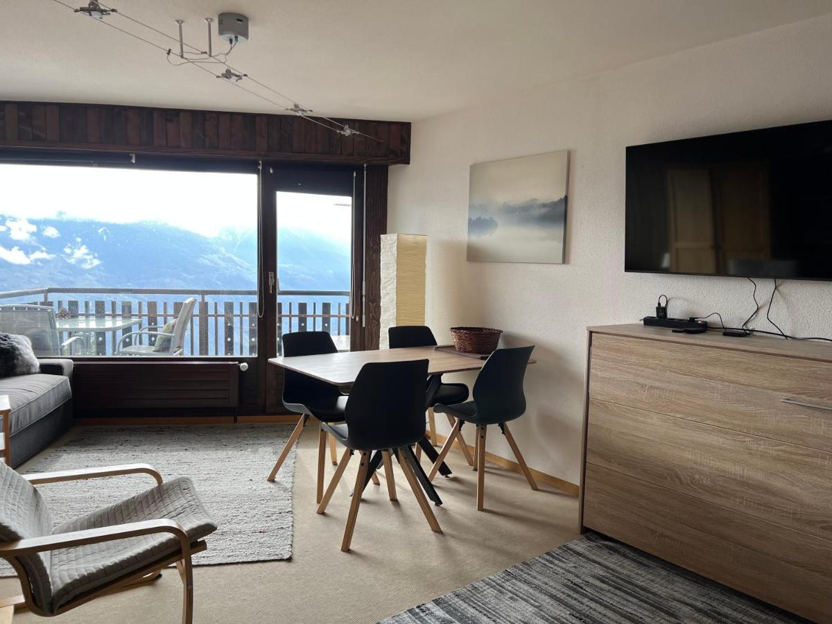 Cosy Studio For 5 Near Ski Lift, Les Gentianes 莱斯克伦斯 外观 照片